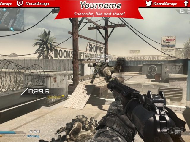 Free Twitch Overlay Template