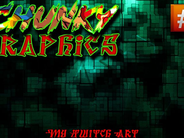 Chunky Charizard Twitch Offline Banner and Profile Picture Speed Art