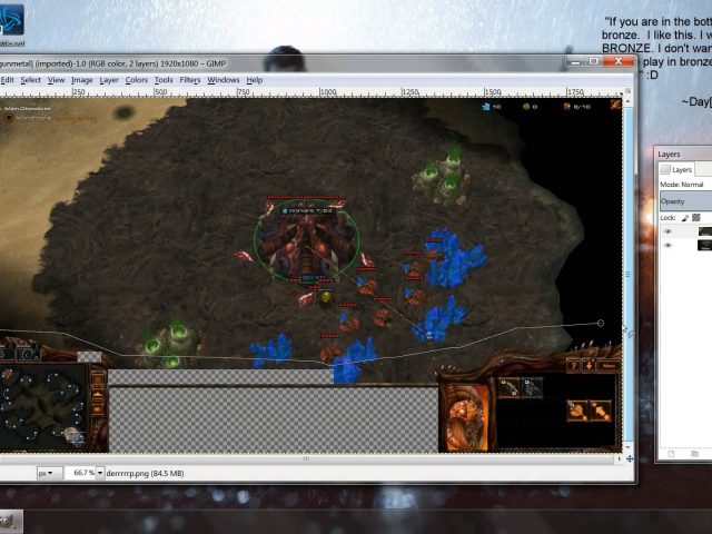 How to make a Twitch overlay using Gimp