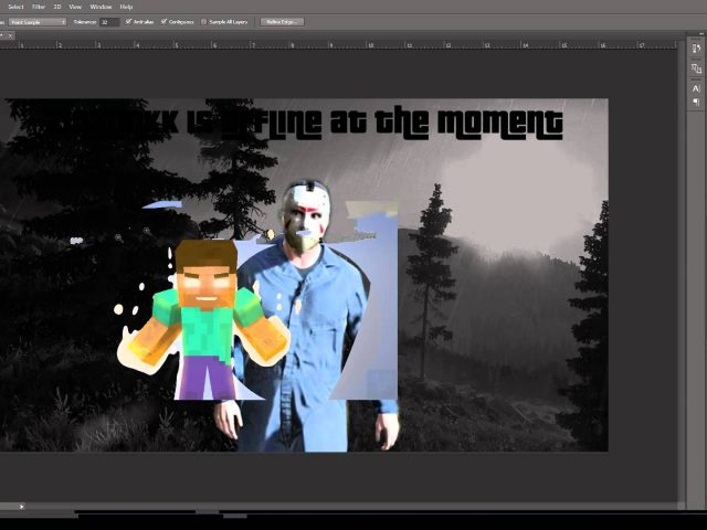 Zinx Linkk Halloween Themed Twitch Offline Screen Speed Art (6)