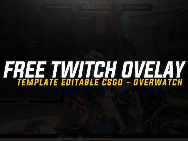 Free: Twitch Overlay Template Editable  | CSGO – OVERWATCH | DOWNLOAD PSD